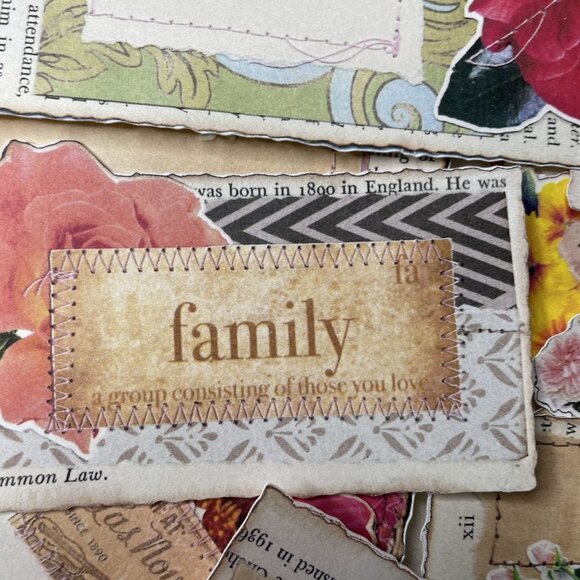 Note Card Junk Journal Ephemra Handmade Arts Crafts Scrapbooking 28 Pieces mq - Picture 10 of 13